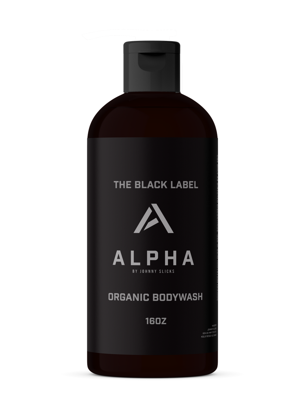 Harris&Co Alpha Organic Body Wash – Activated Charcoal & Exfoliating, 16oz