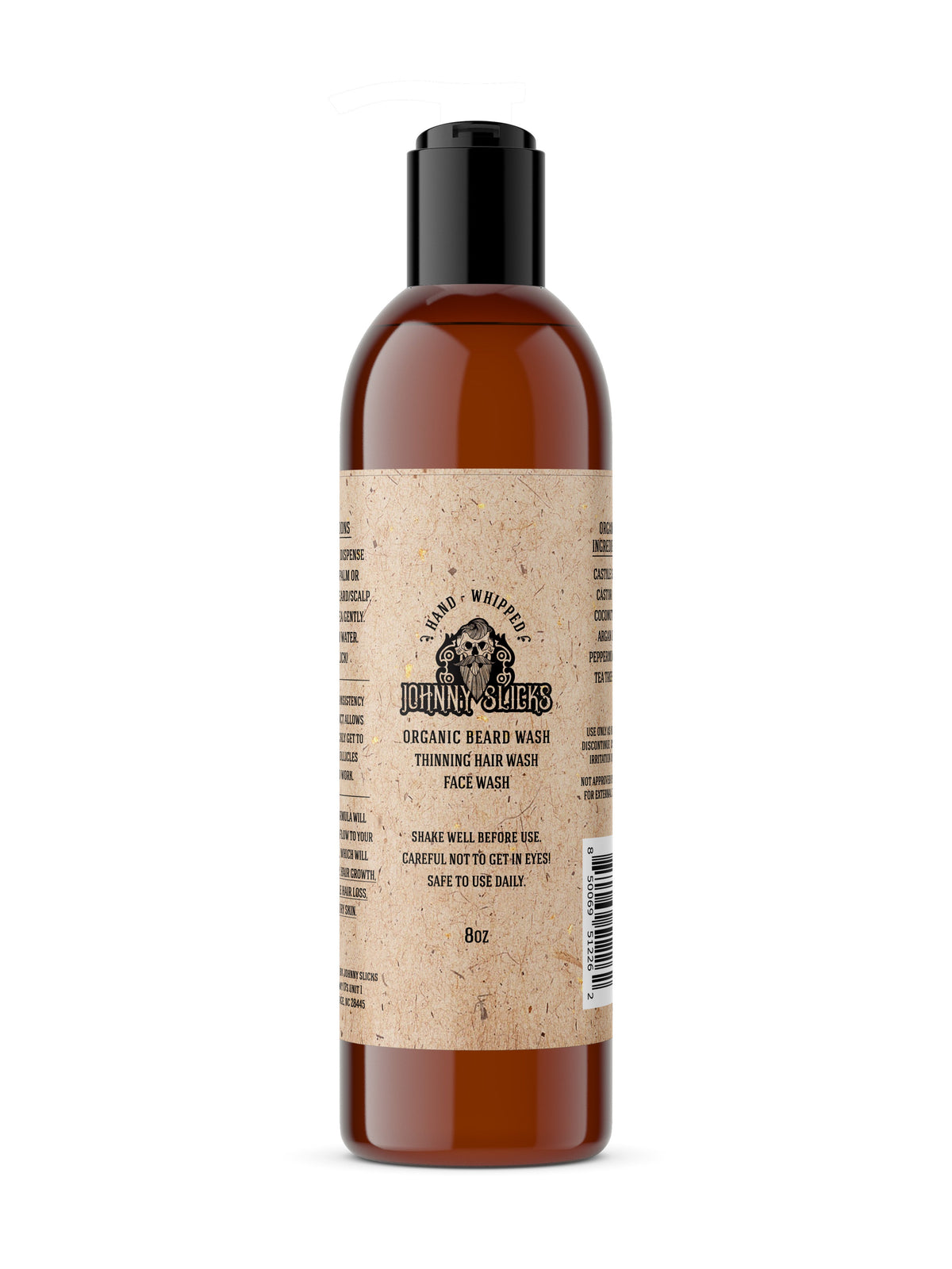 Harris&Co Organic Hand-Whipped Beard Wash – Antimicrobial, Deep Cleansing