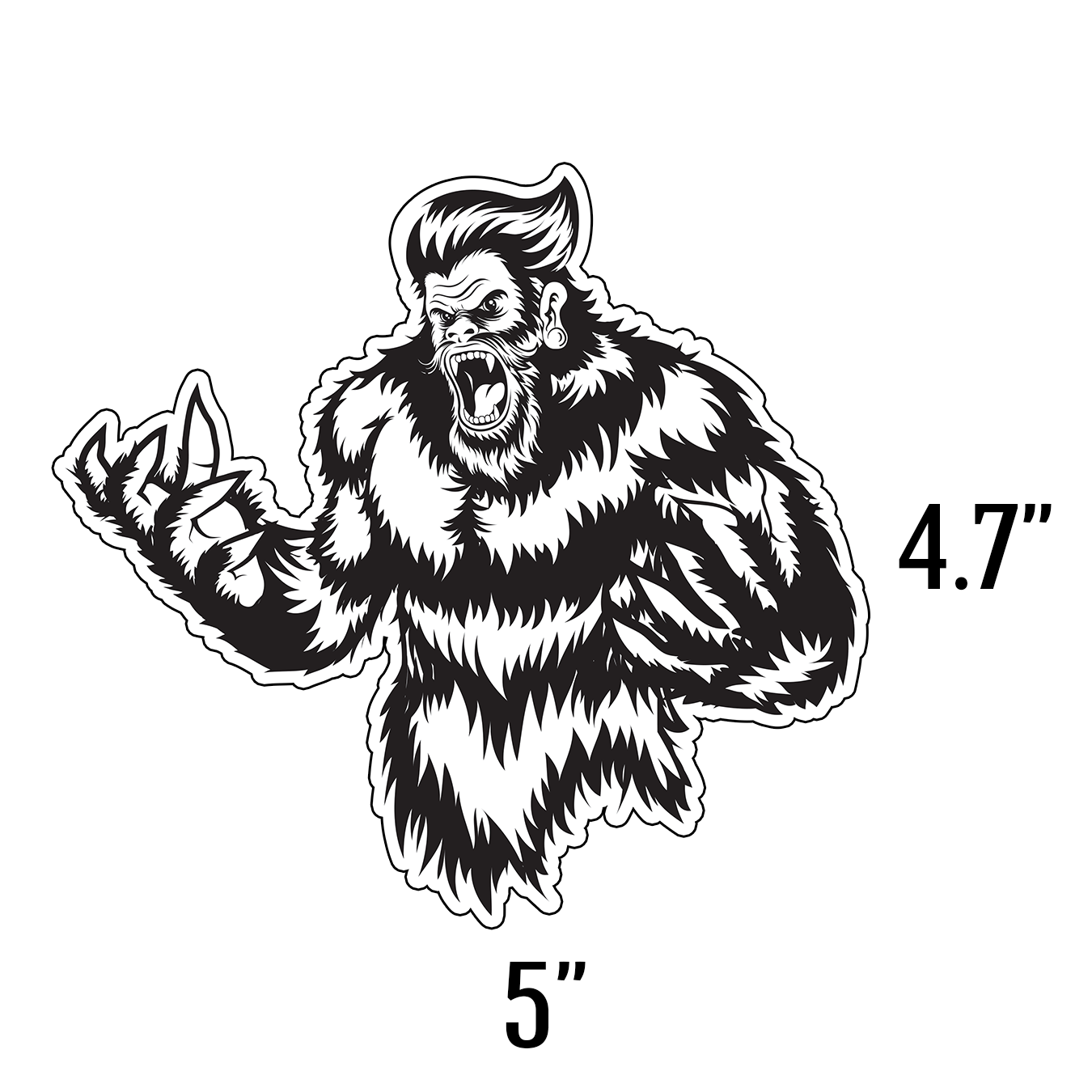 Harris&Co Big Beast Slicker – Large Brand Sticker