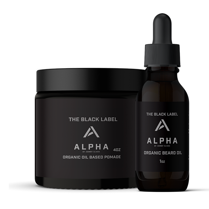Harris&Co Black Label Beard Bundle – Oil-Based Pomade & Beard Oil Set