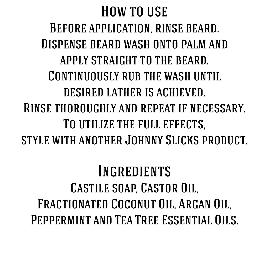 Harris&Co Organic Hand-Whipped Beard Wash – Antimicrobial, Deep Cleansing