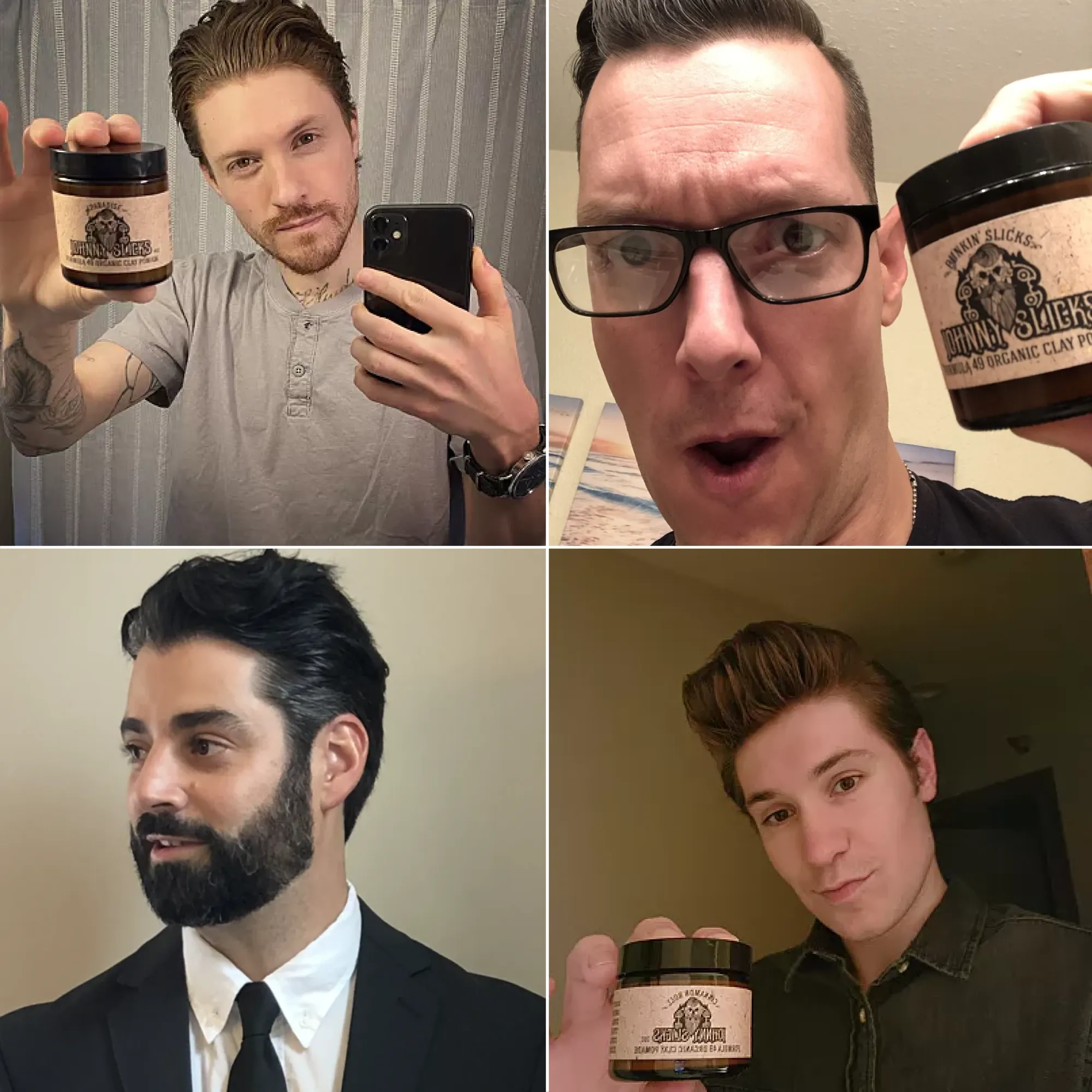 Harris&Co Formula 49 Organic Clay Pomade – Strong Hold, Matte Finish
