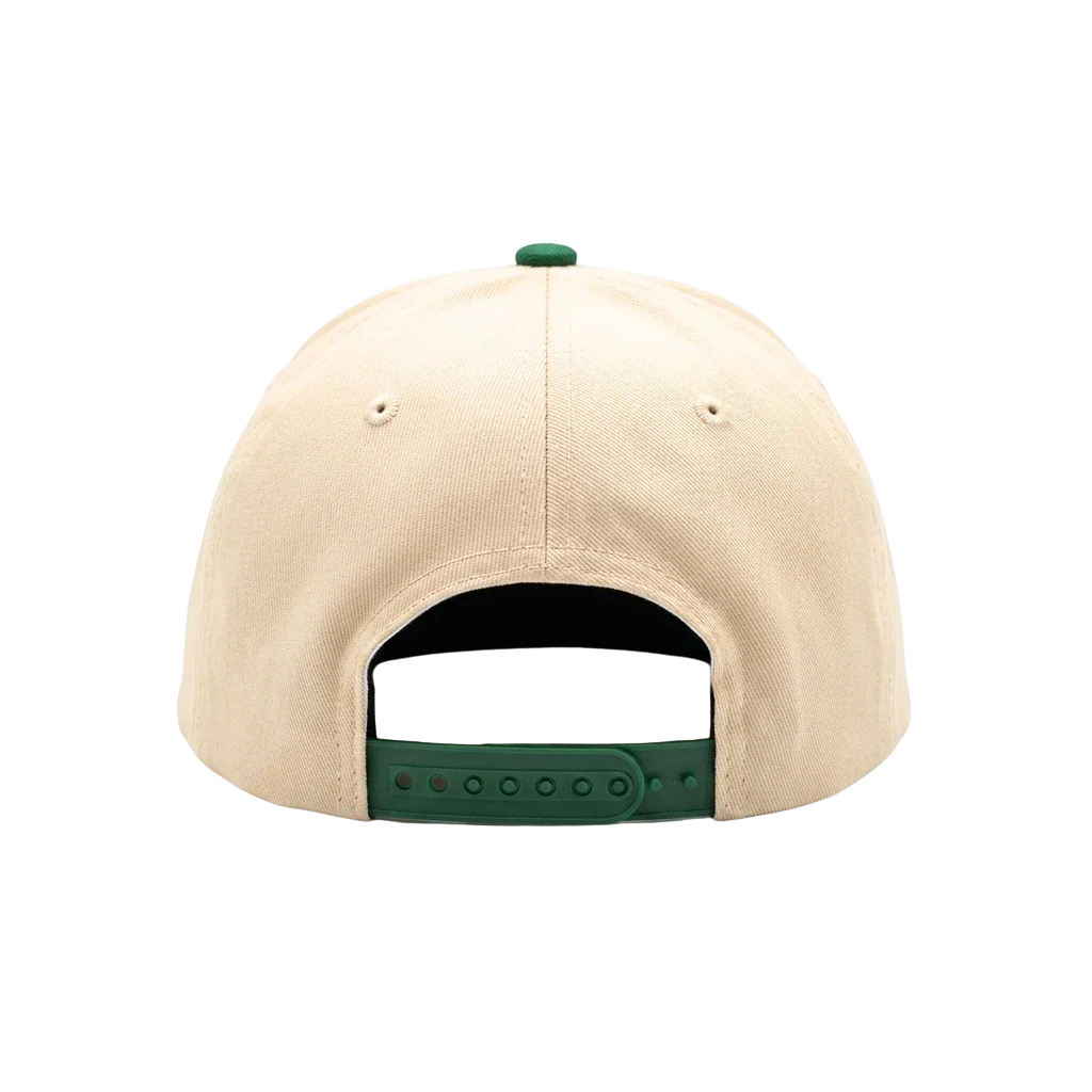 Harris&Co The Turn Green Two-Tone Golf Snapback Hat – Cotton, Adjustable