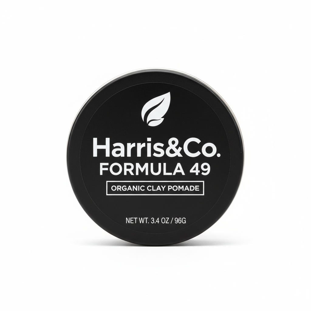 Harris&Co Formula 49 Organic Clay Pomade on white background